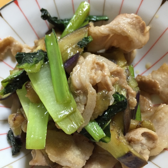 豚バラ肉と小松菜ナスのオイスター炒め レシピ 作り方 By Piano 楽天レシピ 豚バラ肉と小松菜ナスのオイスター炒め レシピ 作り方 By Piano 楽天レシピ